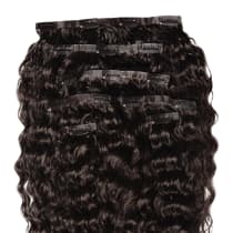Imagem do produto Mojo Kurly Invisi Bellatrix Preto - Aplique Cabelo Humano Cacheado 60cm