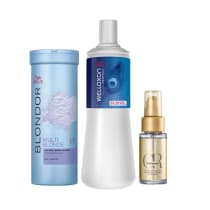 Kit Wella Professionals Descoloração 20 Vol. + Oil Reflections Trio (3 Produtos)