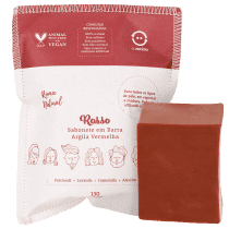 Roma Natural Argila Vermelha Rosso - Sabonete em Barra 130g