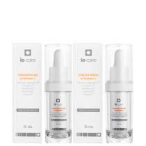 Kit IO Care Concentrado Vitamina C - Sérum Facial 2x15ml
