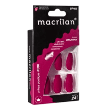 Imagem do produto Macrilan Bailarina Rubi - Unhas Postiças (24 Unidades)