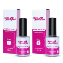 Kit Arte Sedução Unhas - Regulador de pH 10ml + Primer sem Ácido 10ml