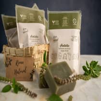 Kit Roma Natural Sabonete Argila Verde Antiolio (3 Unidades)