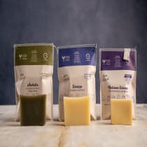 Kit Roma Natural Shampoo e Condicionador em Barra Essenza & Sabonete Argila Verde (3 Produtos)