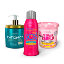 Kit Cronograma Capilar para Cabelo Elástico Trio (3 Produtos)
