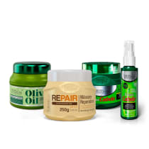 Kit Cronograma Capilar para Queda de Cabelo Quarteto (4 Produtos)