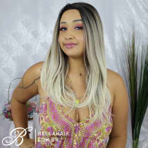Bella Hair Lace Front Tulipa Premium Loiro 18/88 - Peruca Bio Orgânica