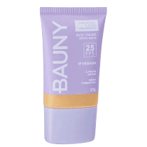 Bauny Cosméticos Matte FPS 25 050 - Base Líquida 27g