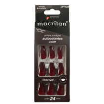 Imagem do produto Macrilan Efeito Gel Licor UP710B - Unhas Postiças (24 Unidades)