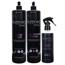 Kit Obliphica Cosméticos Support Hair Profissional (3 Produtos)