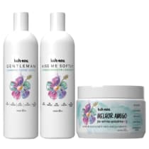 Kit Kah-Noa Cachos Incríveis Home Care Melhor Amigo (3 Produtos)