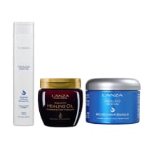Kit L'Anza Moisture Keratin Trio (3 Produtos)