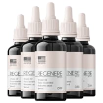 5 Regenere Drops - Vitamina K2 + TransResveratrol + Ácido Hialurônico + Verisol + Retinol