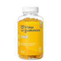 Blow Gummies Hair Banana - Suplemento Alimentar (60 Unidades)