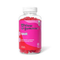 Blow Gummies Hair Morango - Suplemento Alimentar (60 Gominhas)
