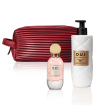 Imagem do produto Combo Madeleine 862: Eau de Parfum Feminino 30ml + Loção Hidratante Corporal 400ml + O.U.i Nécessaire Vermelho Feminino