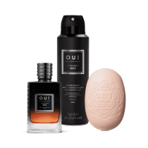 Imagem do produto Combo O.U.i Iconique: Eau de Parfum 30ml + Sabonete Barra 90g + Desodorante 75g