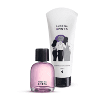 Kit Amor na Amora: Desodorante Colônia 75ml + Desodorante Loção Hidratante Corporal