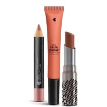 Kit Batom: Color Comfort Caramelê + Volumão Amendolê + Lápis Begeliz