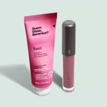 Combo Creme Hidratante para as Mãos 30g + Batom Líquido Supermate Rosetali 4ml