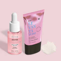 Combo Levanta Tudo: Sérum Facial Skin.q 30ml + Base Líquida Incolor 30ml