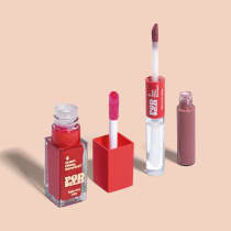 Combo QDB Pod Delas: Balm Tint Jelly Vermelho ao Vivo 6,5ml + Batom Duo Nude Deixa o Like 8ml