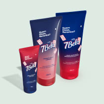 Combo QDB 7Belo: Sabonete Líquido 200ml + Loção Corporal 200ml + Creme para Mãos 50g