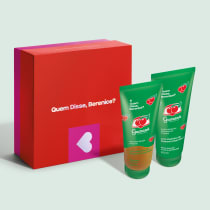 Combo Presente Natal QDB E Guaraná Antarctica: Sabonete Líquido 200ml + Loção Corporal 200ml + Caixa de Presente M