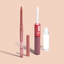 Combo Pod Delas: Lapiseira de Contorno Labial 300mg + Batom Duo Gloss 8ml