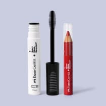 Imagem do produto Combo Lápis Jumbo 3 Em 1 Vermelho 1,2g + Máscara Marca Cílios Preto 6ml