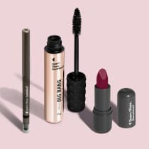 Imagem do produto Combo Make Básica: Máscara Big Bang 10g + Lápis Esfumador Pretô 200mg + Batom Rosa 223 Cremoso 3,8g