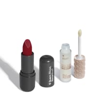 Batom Vermelho 3,8g + Gloss Incolor 9,5ml