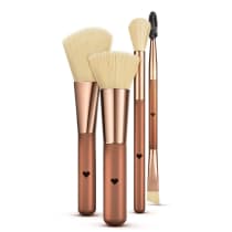 Conjunto Pincéis Metal Bronze