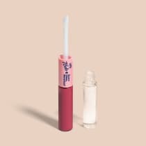 Batom Duo Gloss Rosa Único QDB 7Belo 8ml