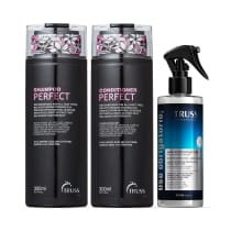 Imagem do produto Combo Perfect Obrigatório: Shampoo Perfect  300ml + Condicionador Perfect 300ml + Spray Uso Obrigatório; 260ml