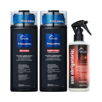 Imagem do produto Combo FRIZZ ZERO MIRACLE SUMMER: Shampoo 300ml + Condicionador 300ml + RECONSTRUTOR MIRACLE SUMMER 260ml