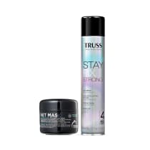Imagem do produto Combo TRUSS: Stay Fix Strong Spray Fixador 450ml + Net Mask Máscara Capilar 30g
