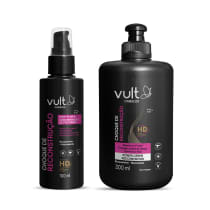 Imagem do produto Combo Finalização Cabelos com Química: Power Creme Reconstrutor 300ml + Leave-In Spray 100ml