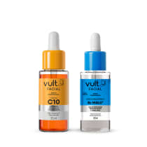 Imagem do produto Combo Sérum Facial:  Antioxidante Vitamina C 10% 30ml + Ácido Hialurônico 30ml