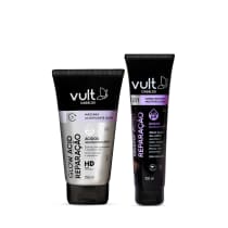 Imagem do produto Combo Vult Glow Acid Reparação: Creme Capilar 100ml + Máscara Capilar 150ml