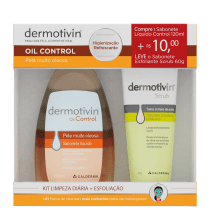 Kit Dermotivin Oil Control Limpeza e Esfoliação (2 produtos)