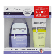 Kit Dermotivin Soft Limpeza e Esfoliação (2 produtos)