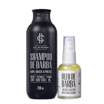 Kit Barba Cia da Barba - Shampoo 200ml + Óleo 30ml