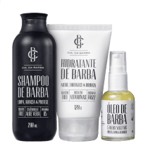 Kit Barba Cia da Barba Tratamento Completo (3 produtos)