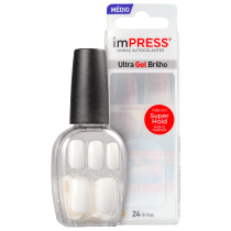 Kiss New York Impress Média Cotton Candy - Unhas Postiças
