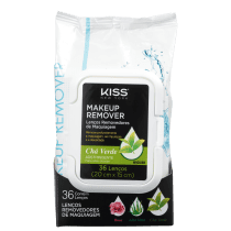 Kiss New York Chá Verde - Lenço Demaquilante 200g