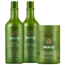Kit Inoar Argan Oil System Salon Trio (3 Produtos)