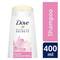 Shampoo Dove Ritual Liso e Nutrido 400ml