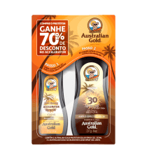 Kit Australian Gold Instant Bronzer - Protetor Solar Corporal + Bronzeador