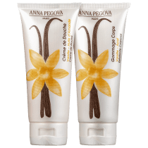 Kit Banho Anna Pegova Baunilha - Creme de Banho 100ml + Esfoliante Corporal 100ml